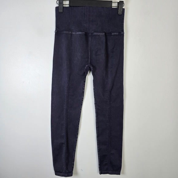 Free People Movement Leggings High Rise Blue Activewear Gym Workout Womens - Picture 2 of 4